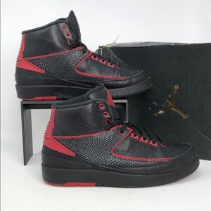Nike Air Jordan 2 Retro Alternate 87 Bred 834274-001 Men’s Shoes - Size 8